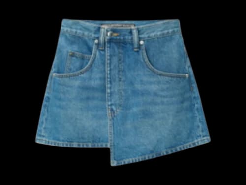 Alexander Wang Deconstructed Wrapped Skirt Undyed
