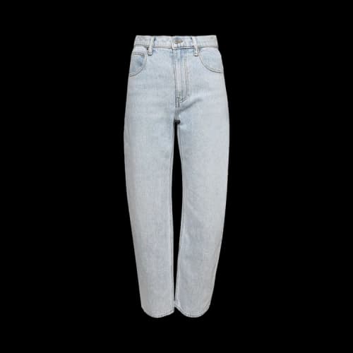 Alexander Wang Zipped Back Leg Slit Rounded Jean 'Bleach'