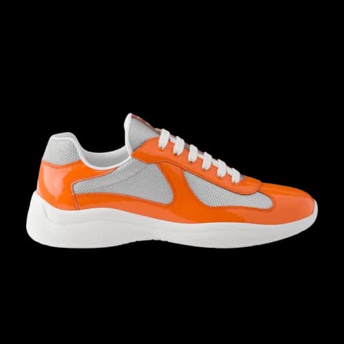 Prada America's Cup 'Patent Papaya Silver'