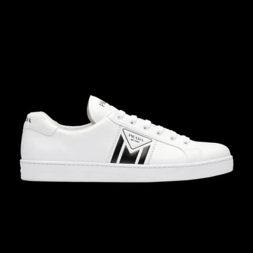 Prada New Avenue Leather Low 'White Black'