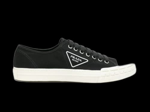 Prada Wheel Cassetta Low Black White