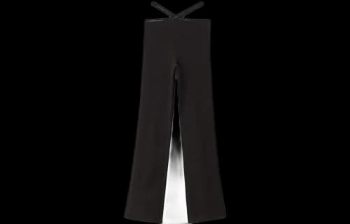 Alexander Wang Legging W/ Criss Cross Logo Trim 'Black'