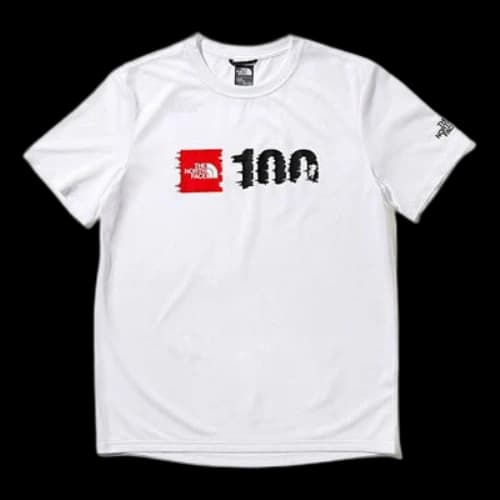 THE NORTH FACE TNF100 Outdoor Sports Short Sleeve Couple Style White