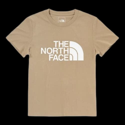 THE NORTH FACE Outdoor Casual Short Sleeve Khaki