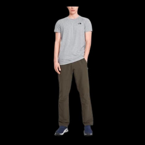 THE NORTH FACE Classic hygroscopic Sweat-Wicking Short Sleeve Gray