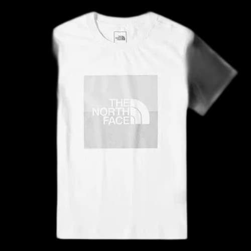 THE NORTH FACE Classic Box Logo Short Sleeve White