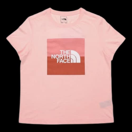 THE NORTH FACE Classic Box Logo Short Sleeve Pink