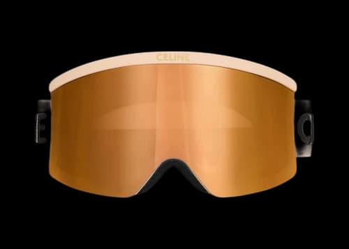 Celine Injected Nylon with Mirror Lenses Ski Mask Nude