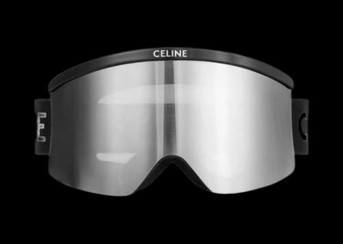 Celine Injected Nylon with Mirror Lenses Ski Mask Black