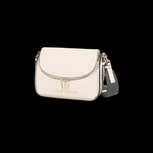Marc Jacobs Grooved Webbing Mini Messenger Bag Marshmallo
