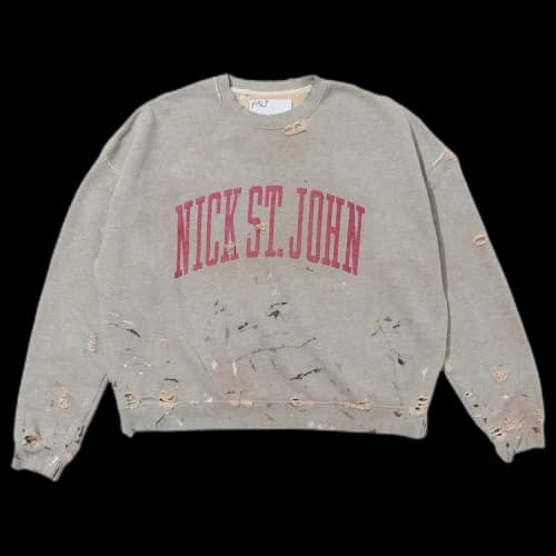 Paly Hollywood Nick St. John Crewneck 'Grey'