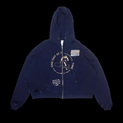Paly Hollywood Treatment Center Zip Hoodie 'Navy'