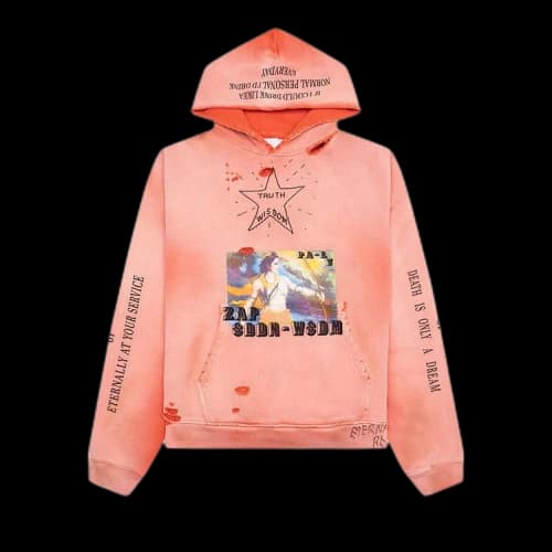 Paly Hollywood Sddn Wsdm Hooded Sweatshirt 'Orange'