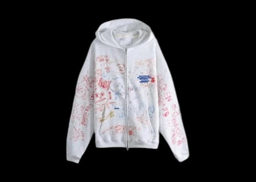 Paly Hollywood Joshua Tree Double Zip Hoodie Multi