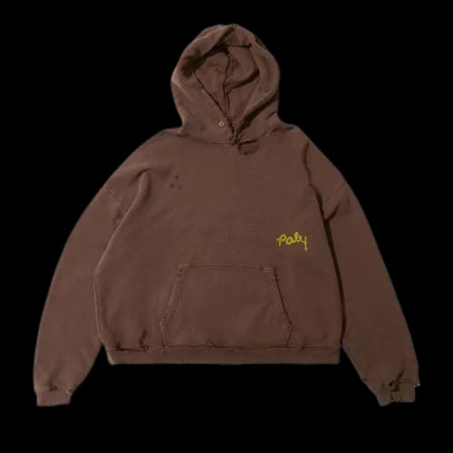 Paly Hollywood Blank Hooded Sweatshirt 'Brown'