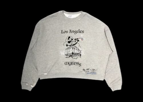Paly Hollywood Mythss Crewneck Hoodie Gray