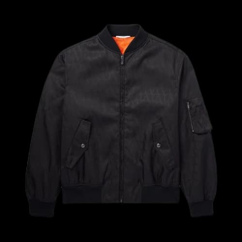 Valentino Garavani Toile Iconographe Light Bomber 'Black'