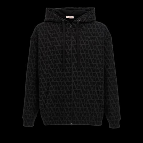 Valentino Garavani Toile Iconographe Hoodie 'Black'