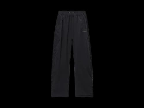 T by Alexander Wang Ruched Seam Track Pants Black