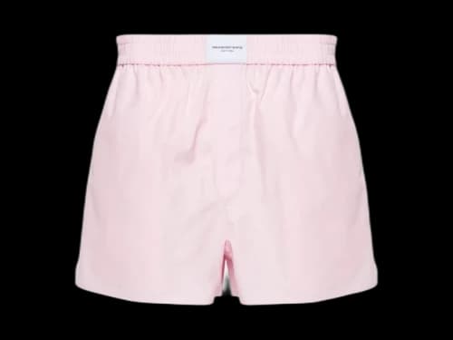 T by Alexander Wang Classic Boxer Shorts Peach