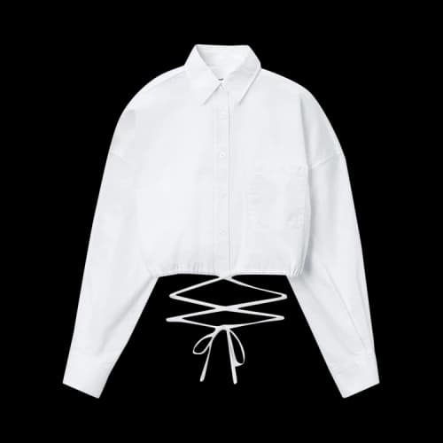 Alexander Wang Wrap Shirt 'White'