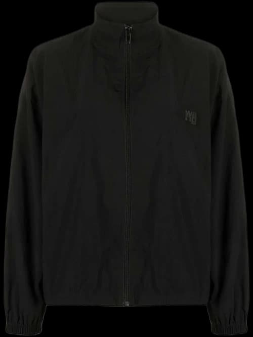 Alexander Wang Coaches Wang Puff Logo Track Jacket Black