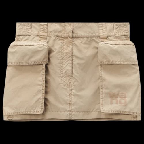 Alexander Wang Big Pocket Cargo Mini Skirt 'Safari'