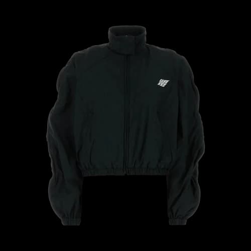 Alexander Wang Zip Sleeve Coaches Jacket 'Black'