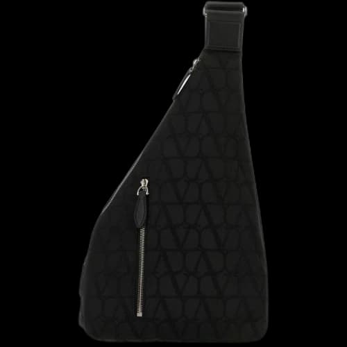 Valentino Toile Iconographe Zip Up One Shoulder Backpack 'Black'
