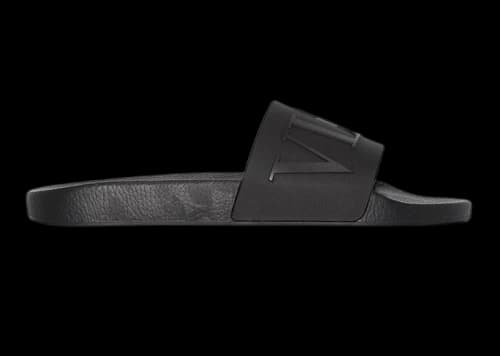 Valentino VLTN Rubber Slide Sandal Black