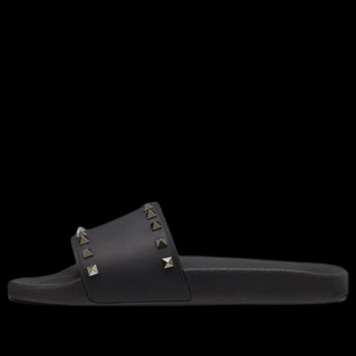 Valentino Rockstud Slides 'Black'