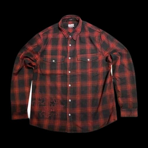 Ksubi Consciousness Long-Sleeve Shirt 'Red Plaid'