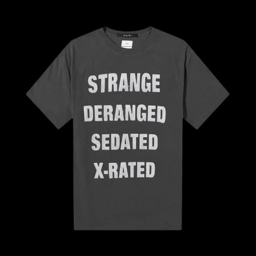 Ksubi Xrated Biggie T-Shirt 'Faded Black'