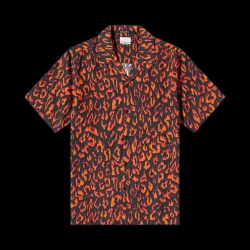 Ksubi Fire Resort Shirt 'Orange'