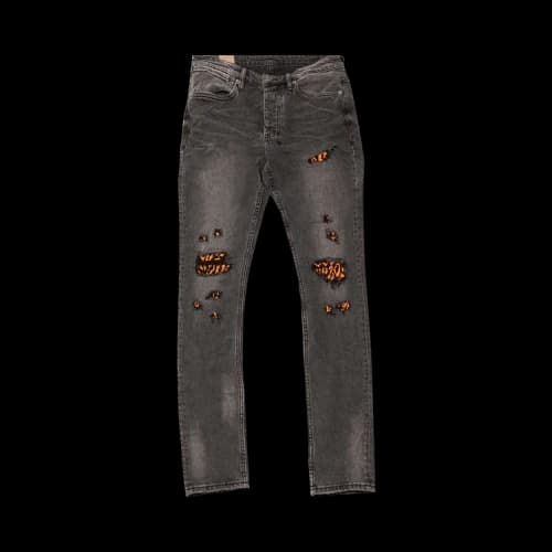 Ksubi Van Winkle Angst Fire Patch Jean 'Black'