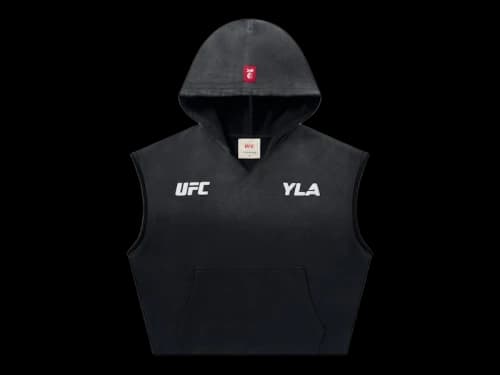YoungLA x UFC Cut-Off Hoodie Heather Grey