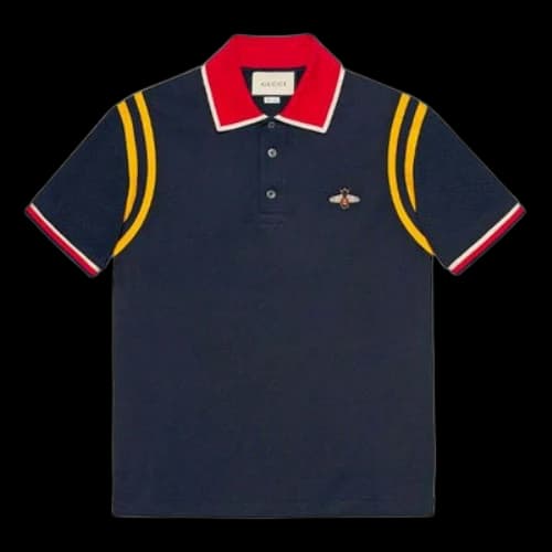 Gucci SS21 Polo shirt Bee 'Black'