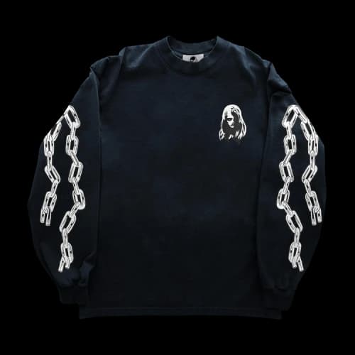 Warren Lotas Chain Link Long Sleeve T-Shirt 'Black'