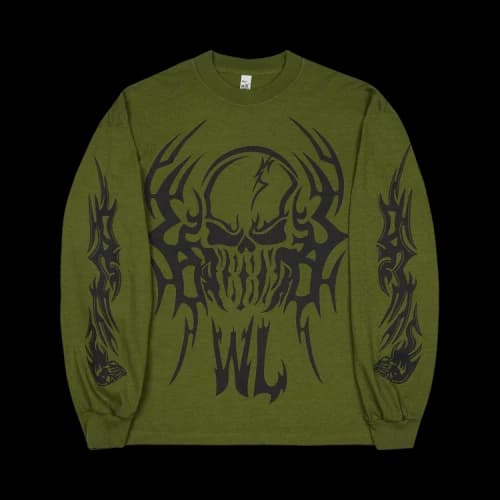 Warren Lotas HAZARD Long-Sleeve T-Shirt 'Cedar Green'