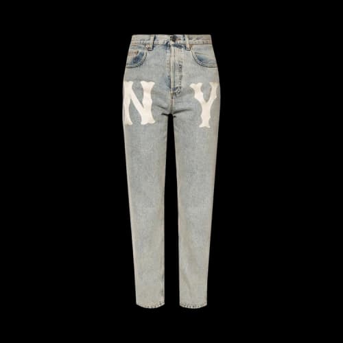 Gucci NY Denim Pants Light Blue
