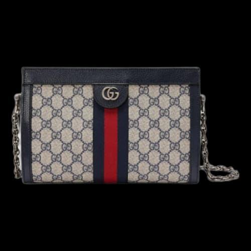 Gucci Ophidia GG Small Shoulder Bag 'Beige Blue' (Women's)