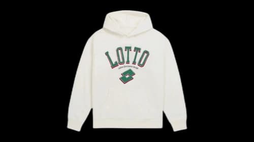 Lotto Legends Live Here Pullover Hoodie Cream