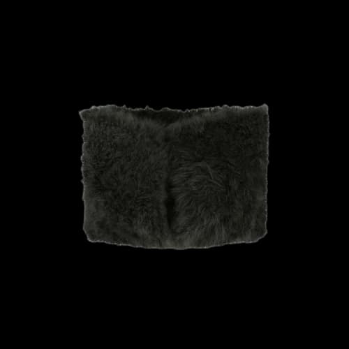 Bottega Veneta Goat Fur Shawl 'Moss'