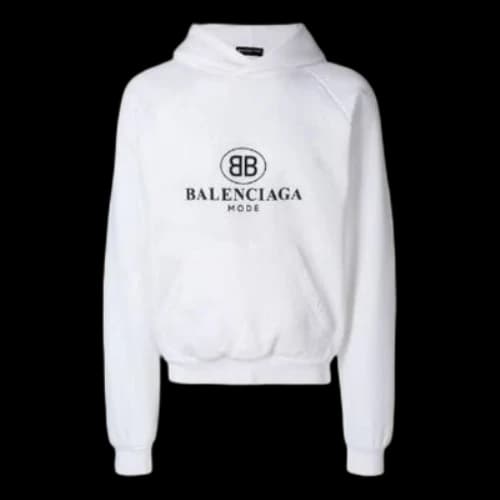 Balenciaga BB Mode Hoodie 'White'
