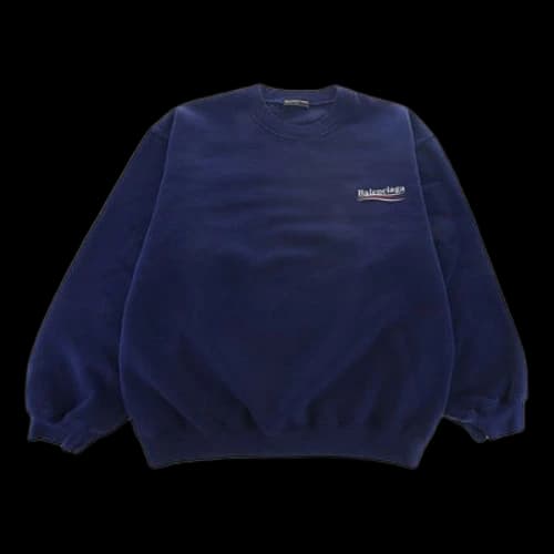 Balenciaga Political Campaign Sweatshirt 'Blue'