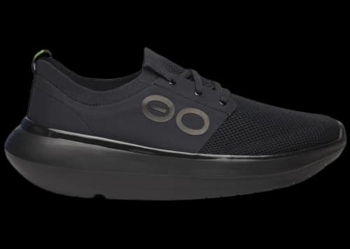 OOFOS Stride Lace-Up Black