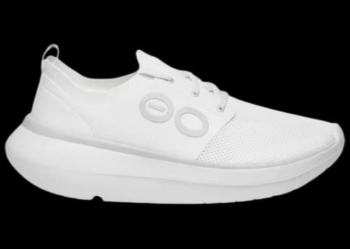 OOFOS Stride Lace-Up White