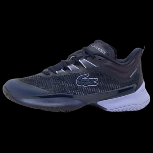 LACOSTE AG LT23 Breathable Low top Tennis Shoes Women's Deep Space Purple