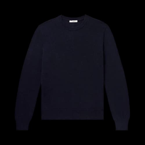 The Row Benji Crewneck Sweater 'Dark Navy'
