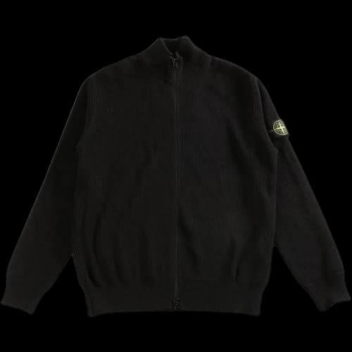 Stone Island Zipper Cardigan 'Black'
